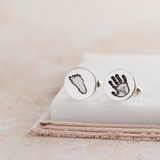 Hand or Footprint Cufflinks