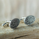 "Tender Touch" Fingerprint Cufflinks