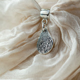 "Tender Touch" Fingerprint Charm on Carrier